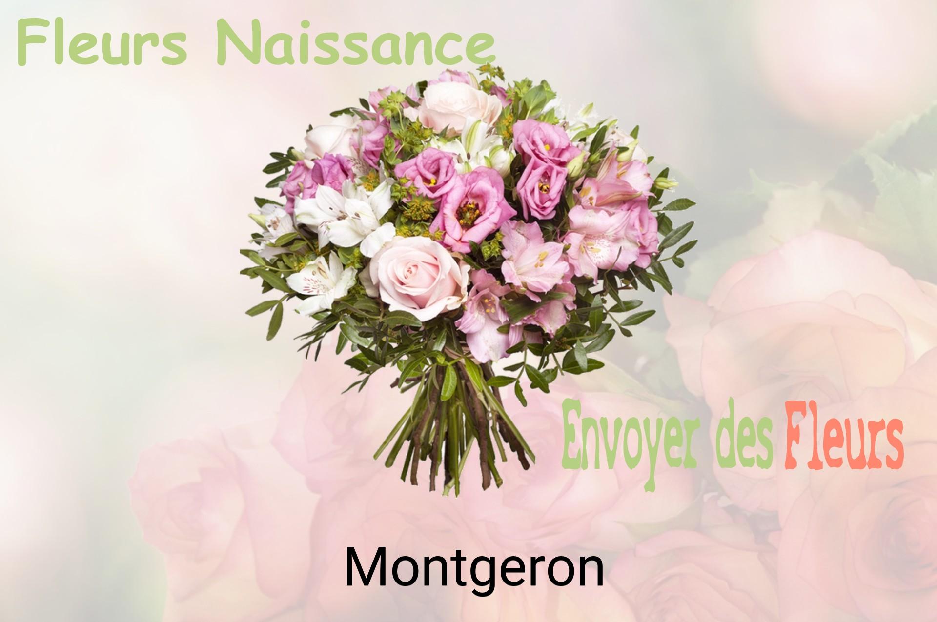 Bouquet de fleurs de naissance livré à Montgeron