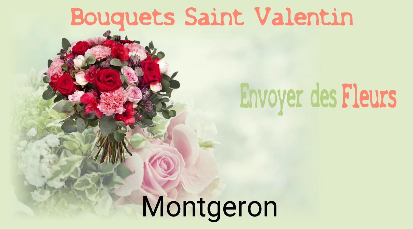 Roses de Saint-Valentin livrées à Montgeron